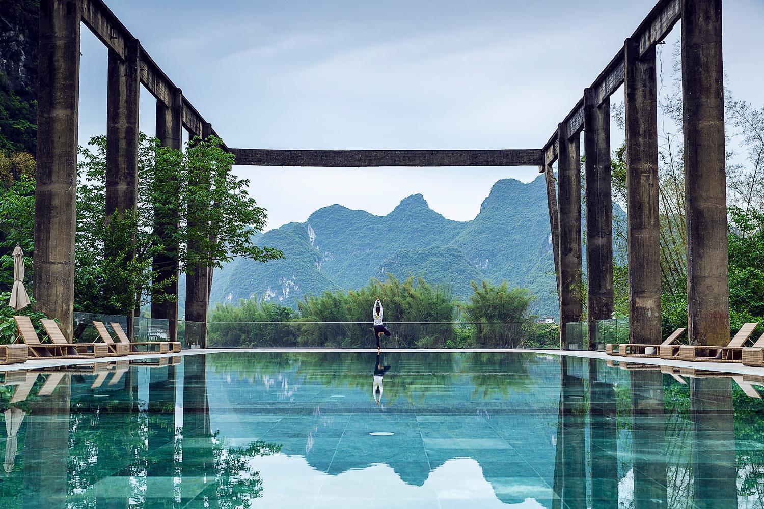 Hotel Yangshuo Sugar House Exterior foto